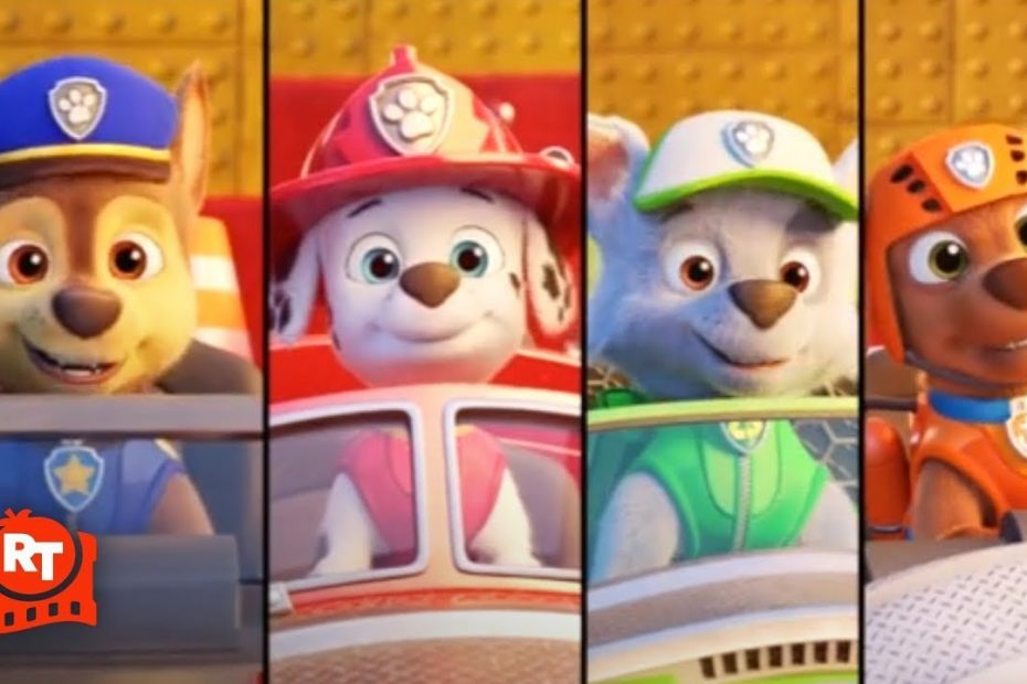 PAW Patrol: The Movie (2021) - PAW Patrol Rescues a Truck Driver Scene | Movieclips