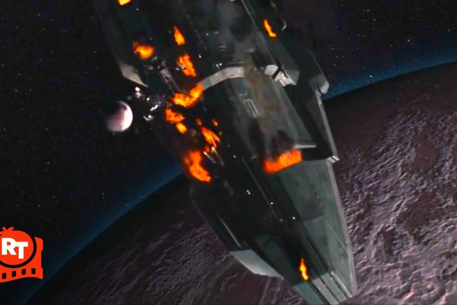 Starship Troopers 3: Marauder (2008) - The Spaceship Crashes Scene | Movieclips
