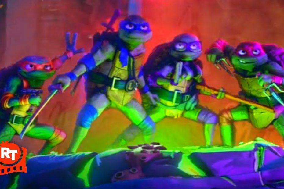 Teenage Mutant Ninja Turtles: Mutant Mayhem (2023) - Saved by New York Scene | Movieclips