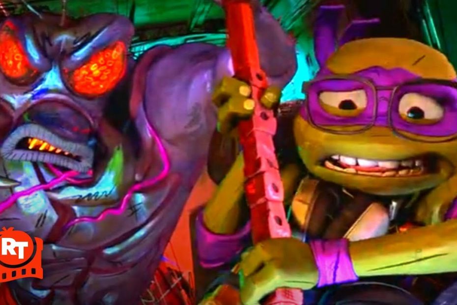 Teenage Mutant Ninja Turtles: Mutant Mayhem (2023) - The Turtles vs. Superfly Scene | Movieclips