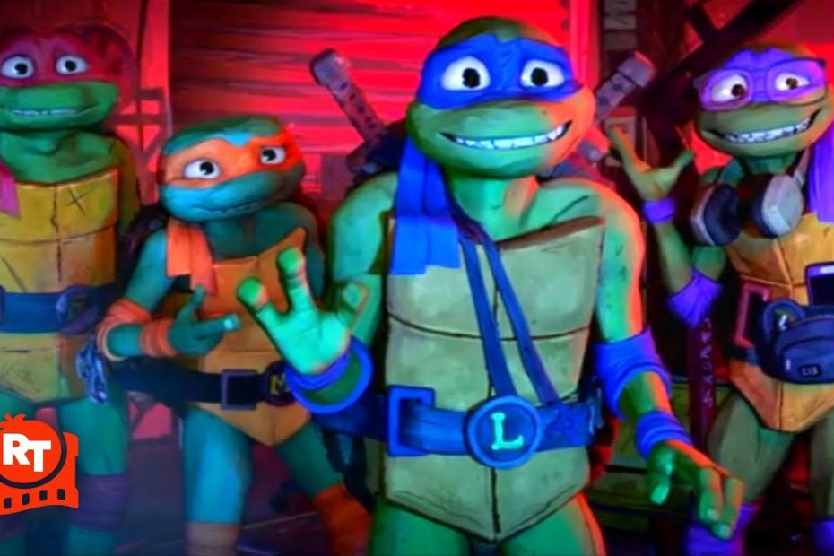 Teenage Mutant Ninja Turtles: Mutant Mayhem (2023) - Turtles Fight The Criminals Scene | Movieclips
