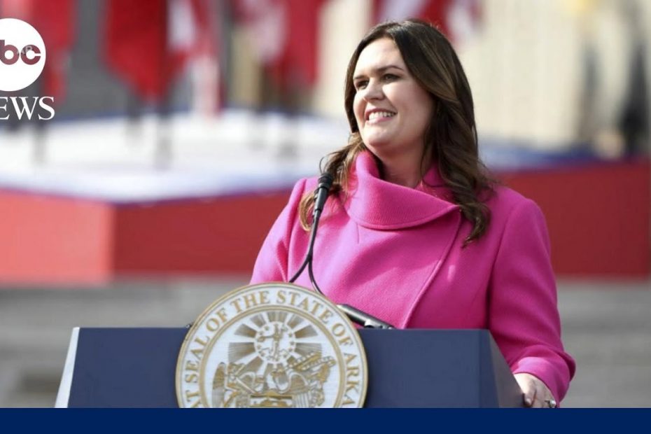 Sarah Huckabee Sanders under fire for spending $19,000 in taxpayer funds on a lectern