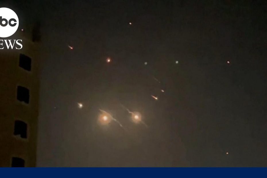 Iran launches retaliatory strikes at Israel