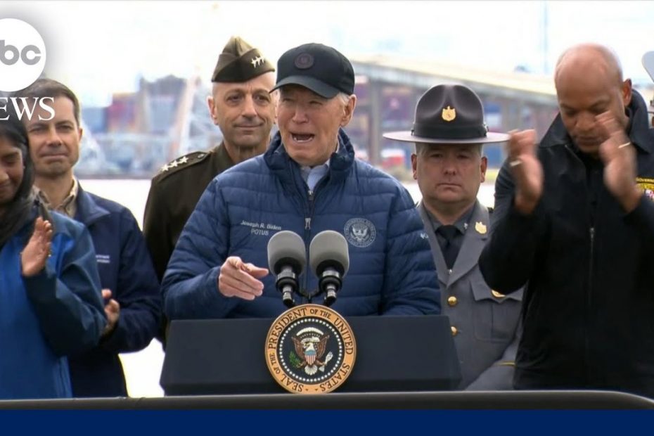 Biden reassures Baltimore that the nation supports city after bridge collapse