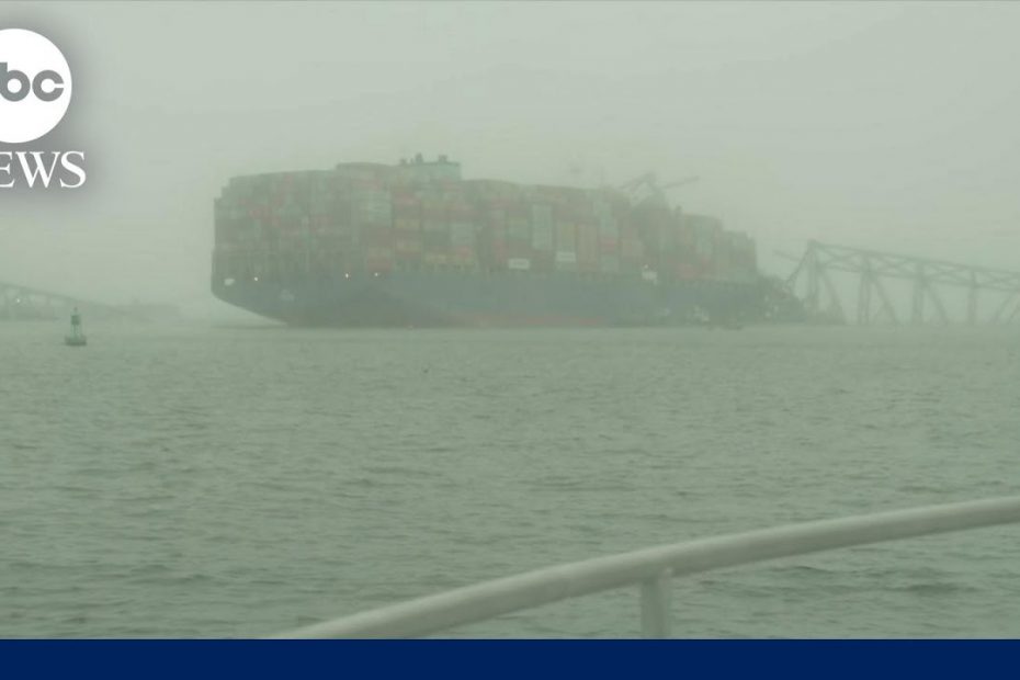Severe weather hinders Baltimore Key Bridge recovery