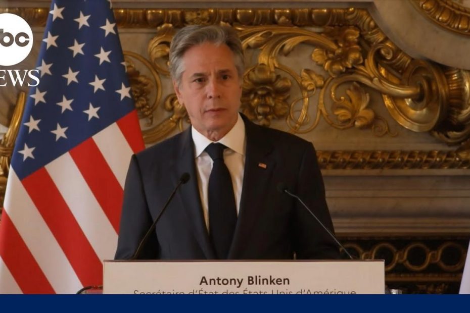 Secretary Blinken reacts to 7 aid workers killed in Gaza