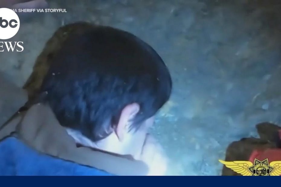 Dramatic cliffside rescue caught on camera after hiker plunges more than 50 feet