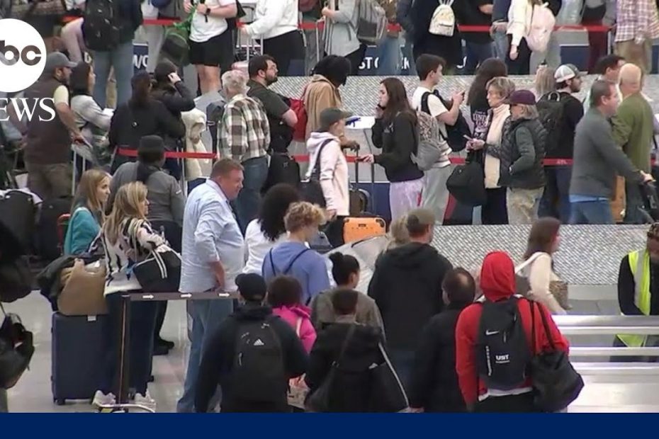 Easter weekend travel rush