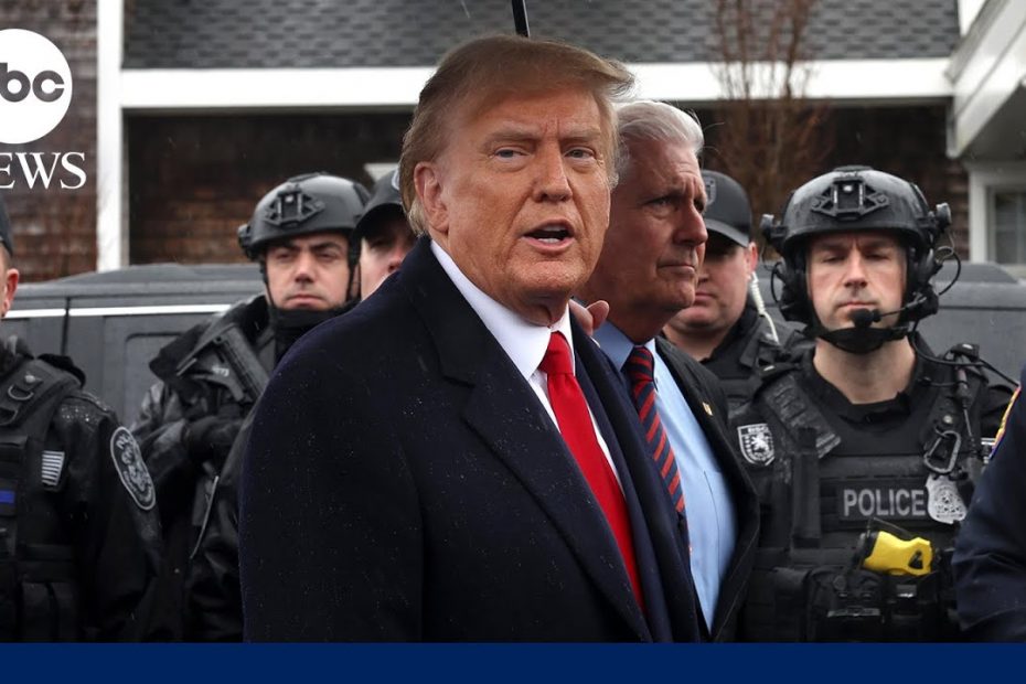 Trump attends wake of fallen NYPD officer as Biden holds fundraiser