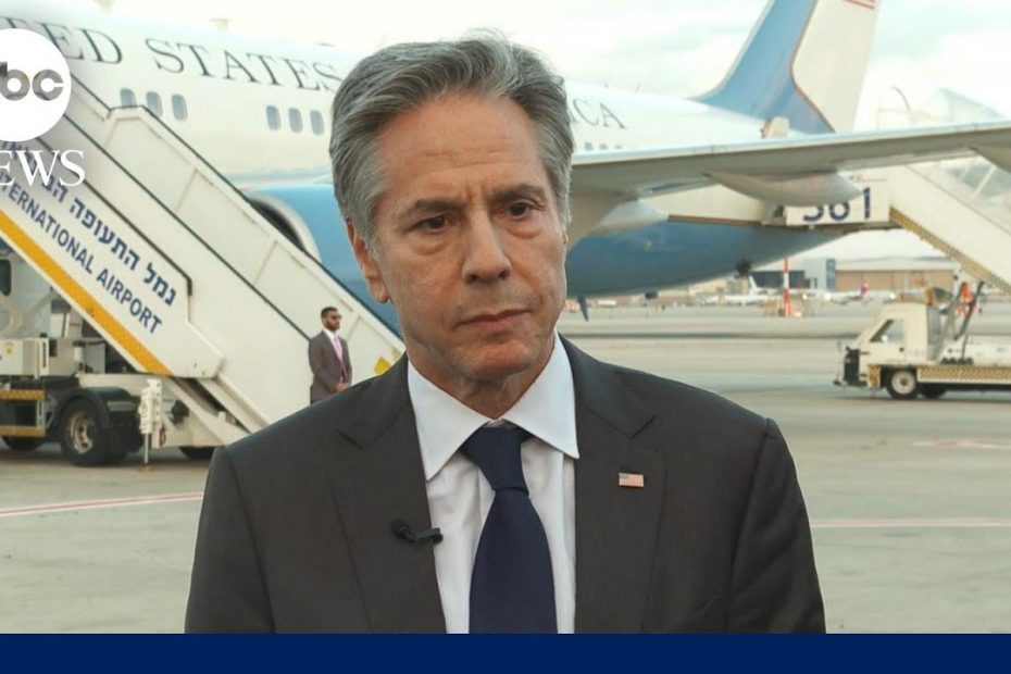 Antony Blinken speaks from Israel amid growing tension over Rafah invasion