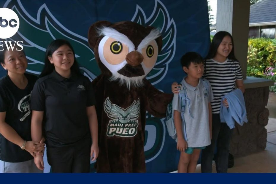 Kids return to school in Maui searching for sense of normalcy amid disaster | ABCNL