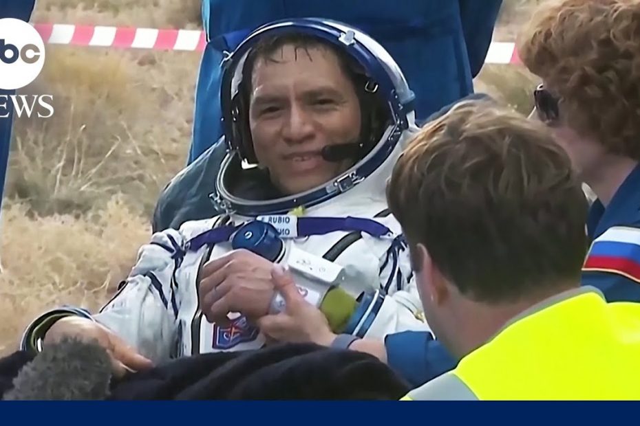 NASA astronaut breaks record for time spent in space upon returning to Earth | ABC News
