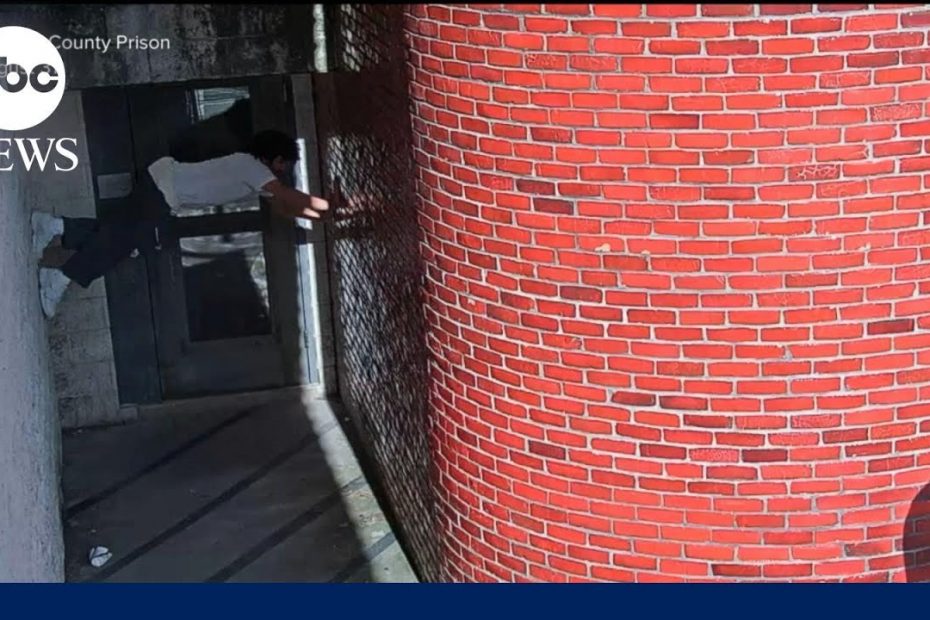 Fugitive Pennsylvania killer seen escaping from prison in new video