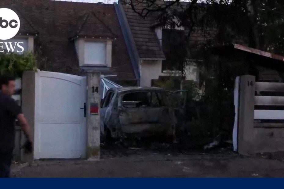 Violent protests in France over the fatal police shooting of a teenager target a French mayor’s home