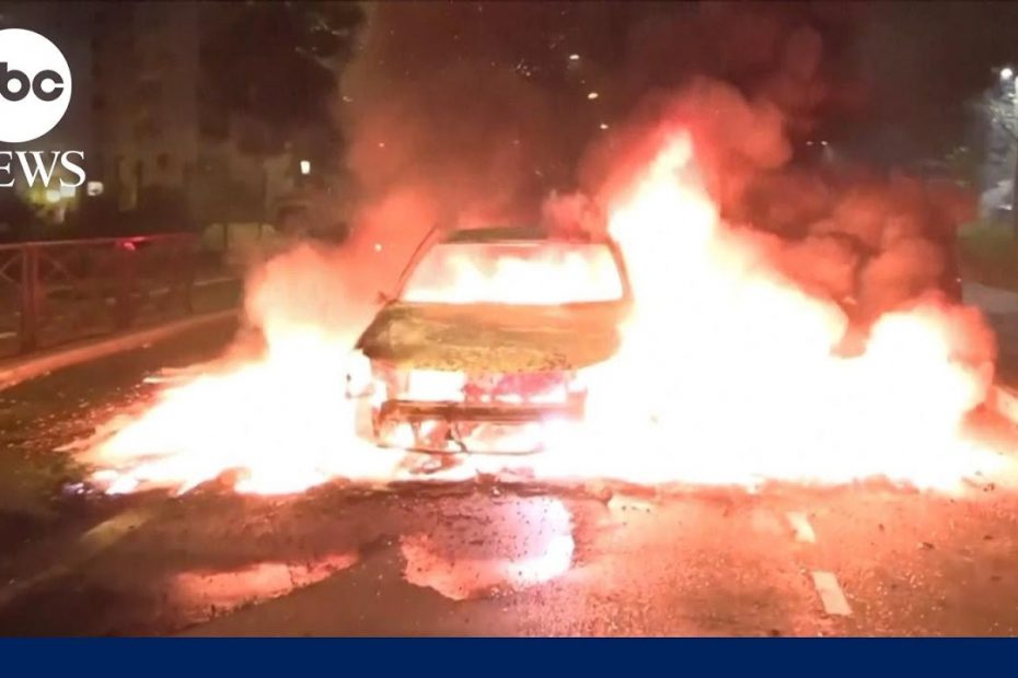 Violence in France after protests over teen killed by police l GMA