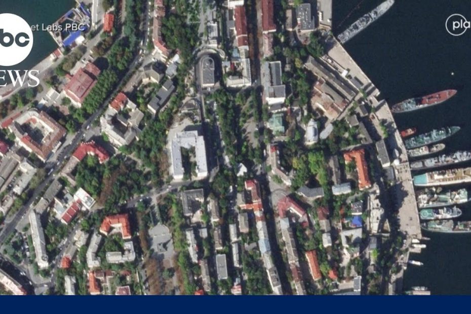 Ukranian forces strike Russia's Navy headquarters | GMA
