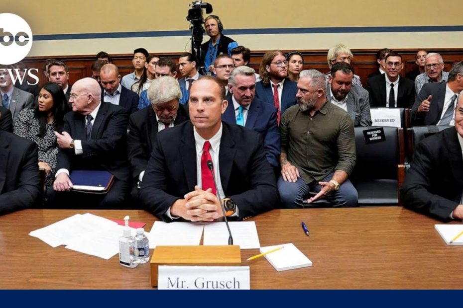 'Beyond our material science': Whistleblower testifies on government’s alleged covert alien program