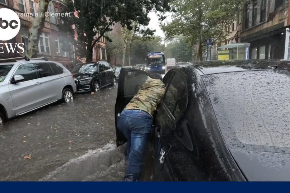 NYC hit with torrential rainfall
