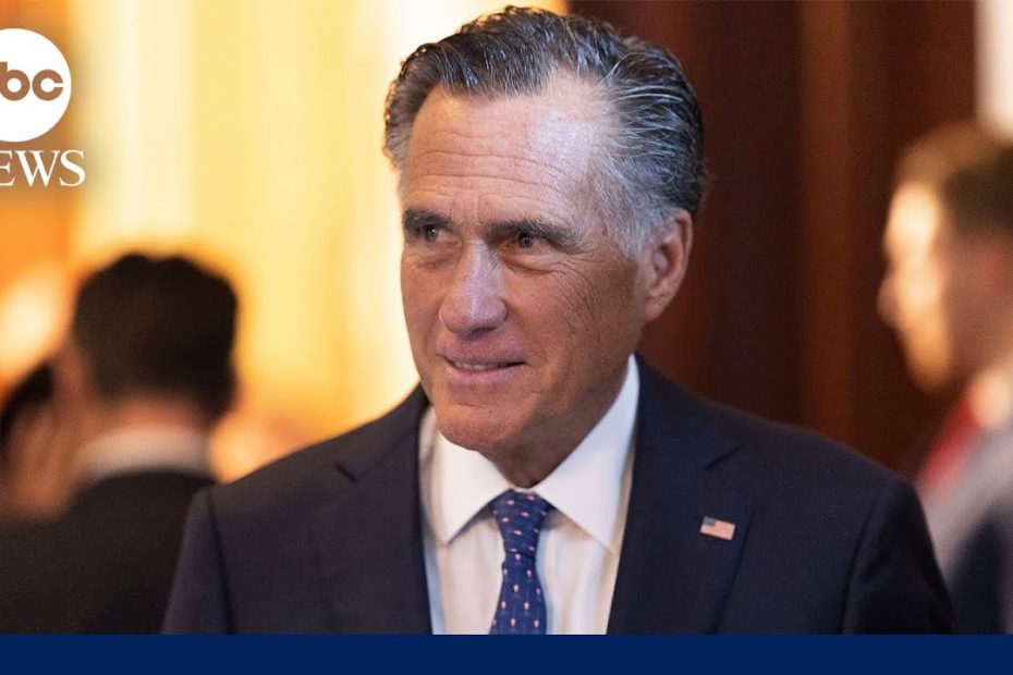 Mitt Romney to retire from Senate l GMA