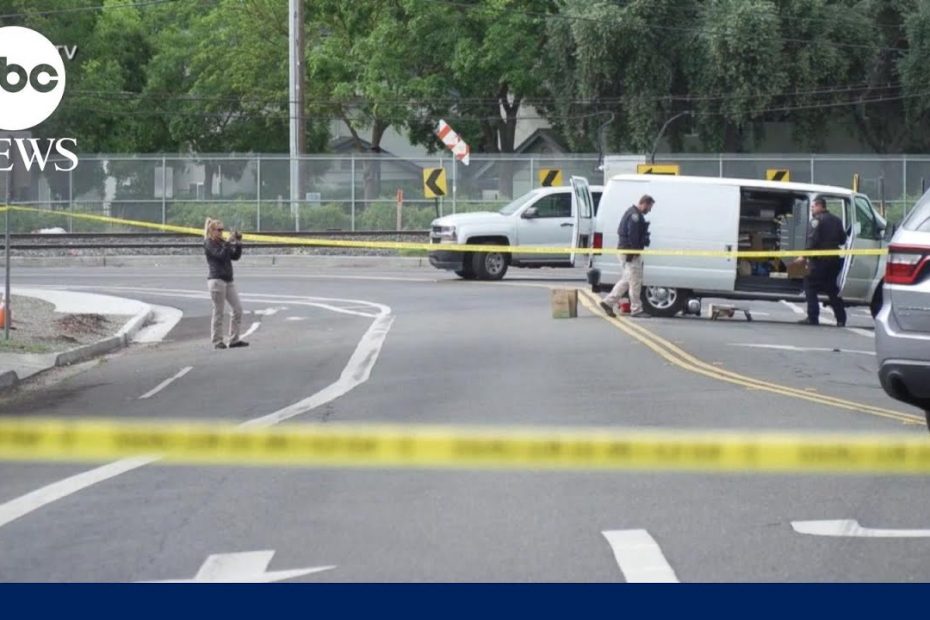 Manhunt after 3 people stabbed in California college town l GMA