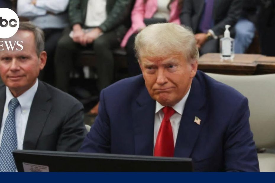 Donald Trump in court for Day 2 of New York civil fraud trial | ABCNL