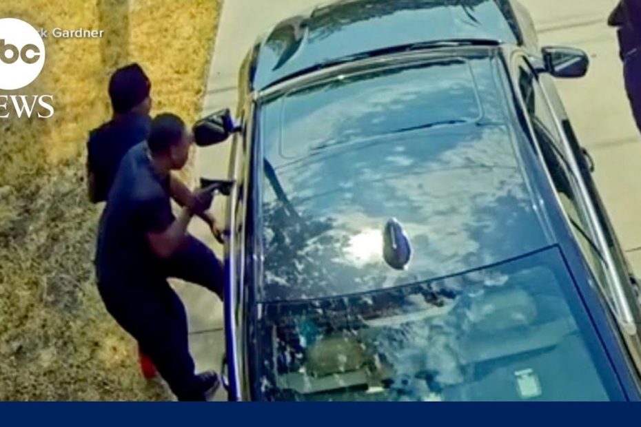 Frightening 'jugging' incident caught on camera | GMA