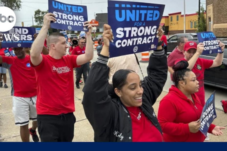 Nearly 150,000 auto workers could strike this month l GMA