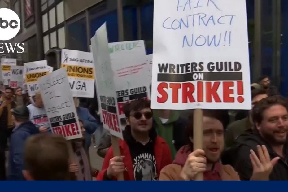 Screenwriters go on strike for 1st time in 15 years