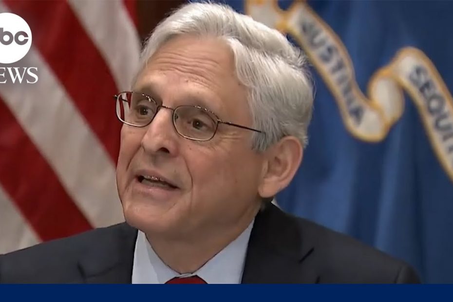 Merrick Garland makes 1st public remarks after Trump's arraignment