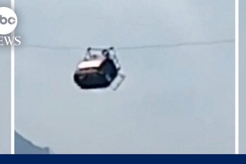 Dramatic cable car rescue | WNN