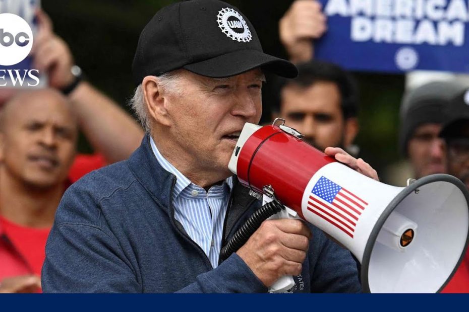 'You should be doing incredibly well, too': President Biden joins UAW members on picket line