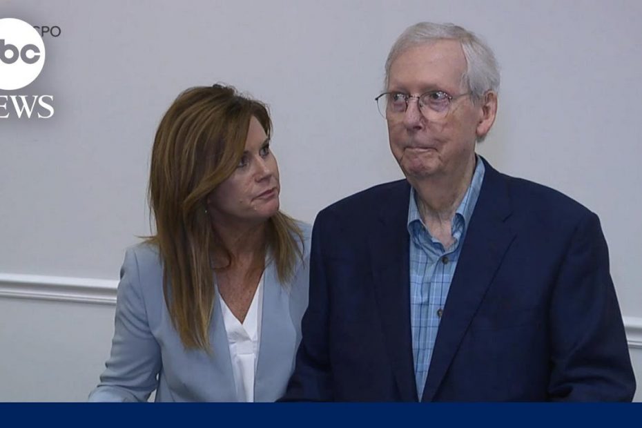 Sen. McConnell freezes for 2nd time in front of reporters