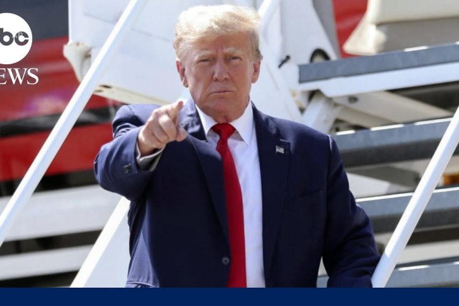 Former president Trump skips GOP Debate instead speaks to union workers in Michigan | ABCNL