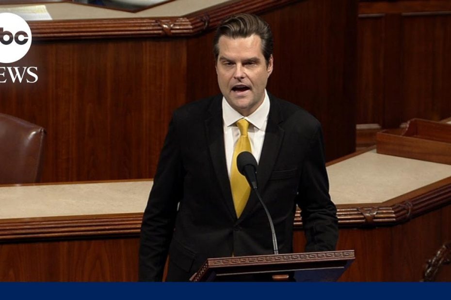GOP Rep. Matt Gaetz teases motion to vote out House Speaker Kevin McCarthy