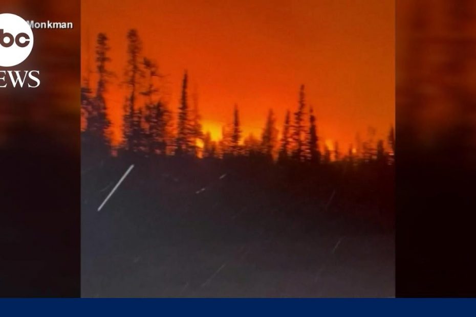 Canadian wildfire forces all 20,000 Yellowknife residents to evacuate l GMA
