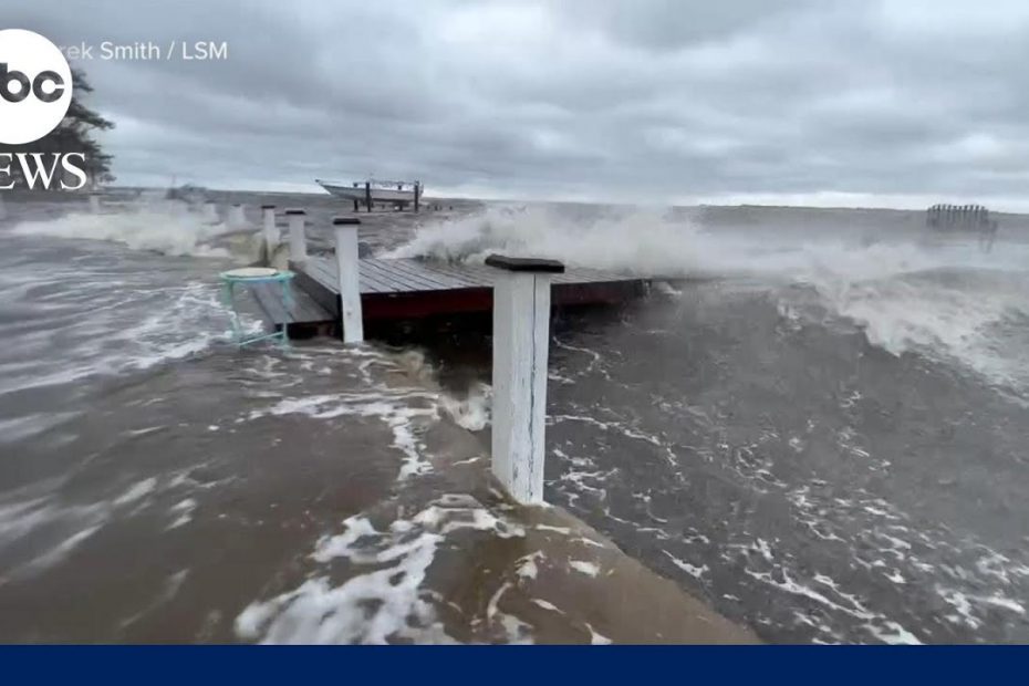 Massive storm soaking the East Coast