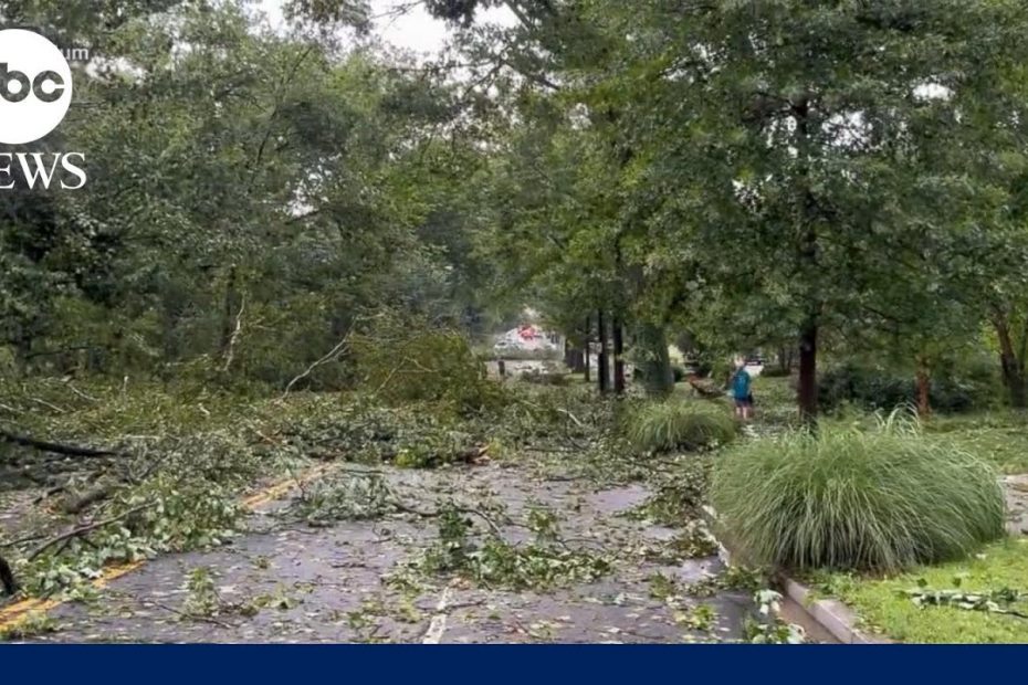 Severe storms bring end to heat wave in East l GMA
