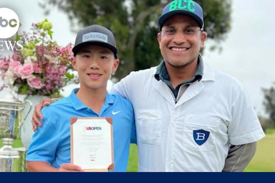 13-year-old looking to make golf history