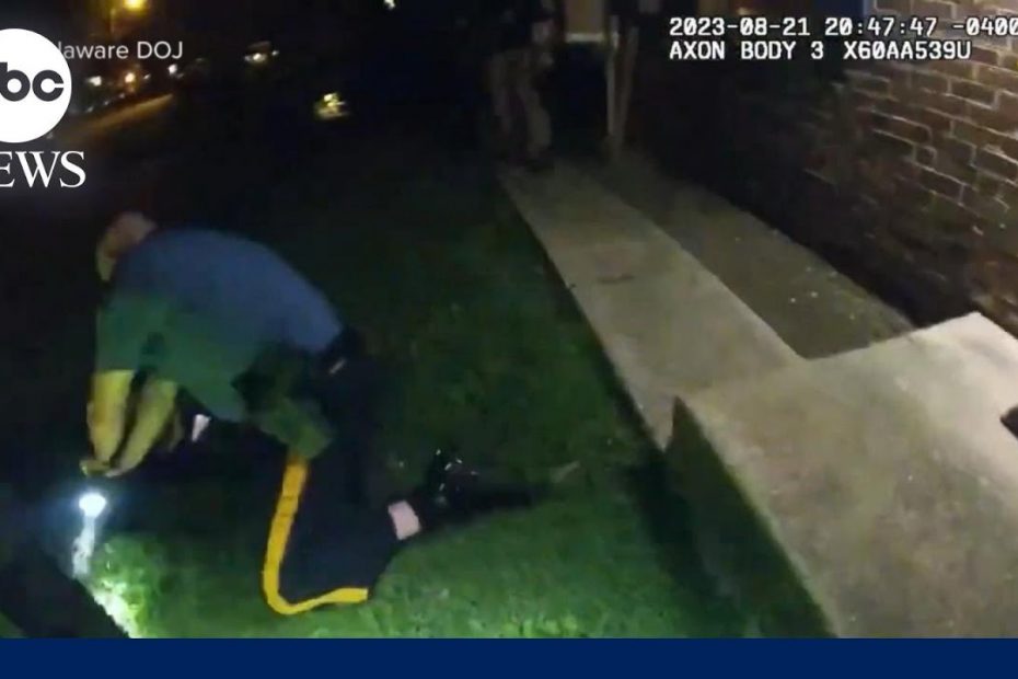 Body camera shows Delaware state trooper attack teens