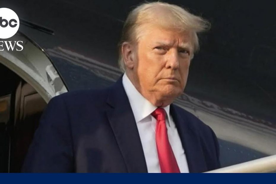 Donald Trump out on bond after being booked at the Fulton County Jail in Atlanta | ABCNL