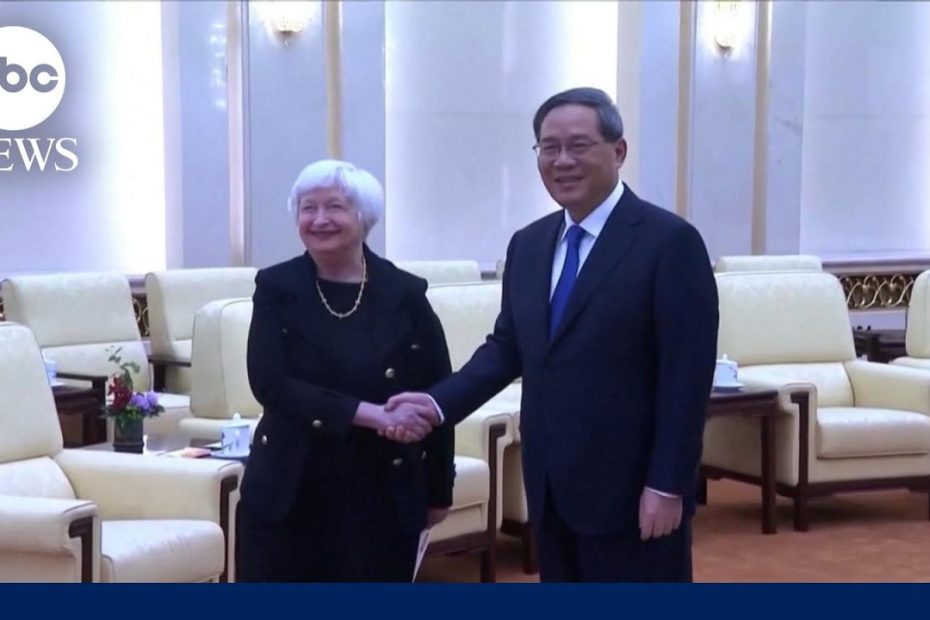Treasury Secretary Janet Yellen meets with officials in Beijing | GMA