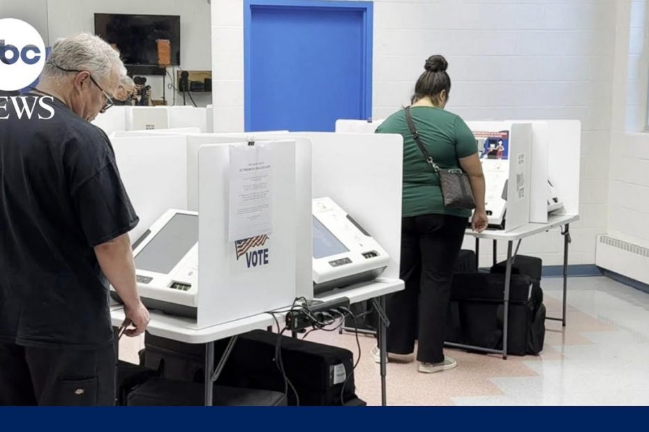 Voters turn out big in Ohio with abortion rights on the line