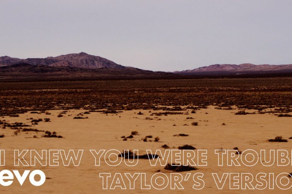Taylor Swift - I Knew You Were Trouble (Taylor's Version) (Lyric Video)