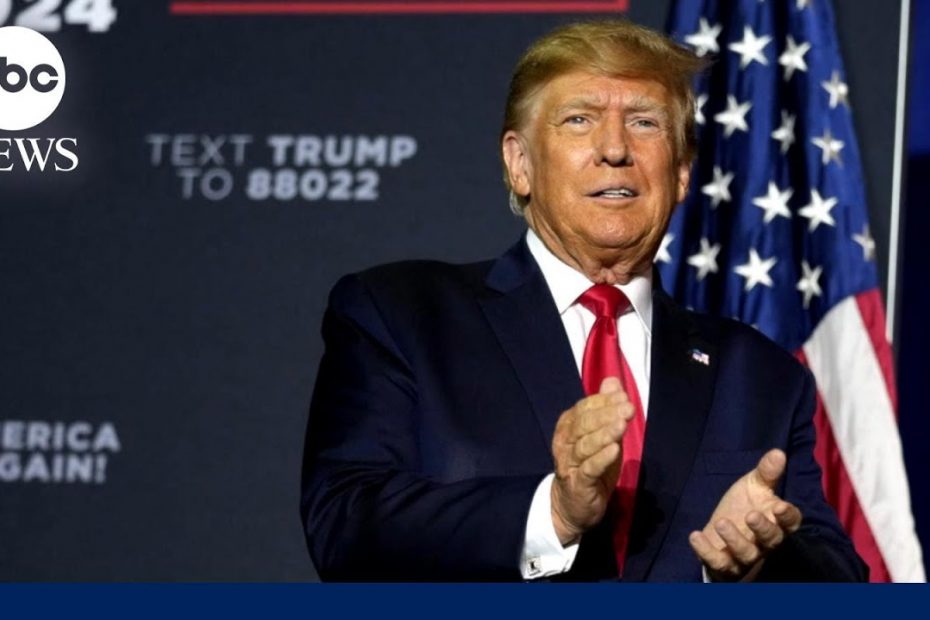 Trump rallies support after historic indictment | ABCNL