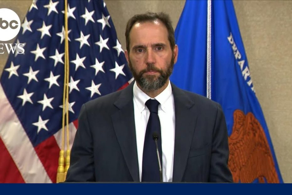 Special counsel Jack Smith gives statement after release of Trump indictment