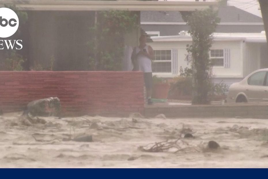 Rare tropical cyclone batters Southern California