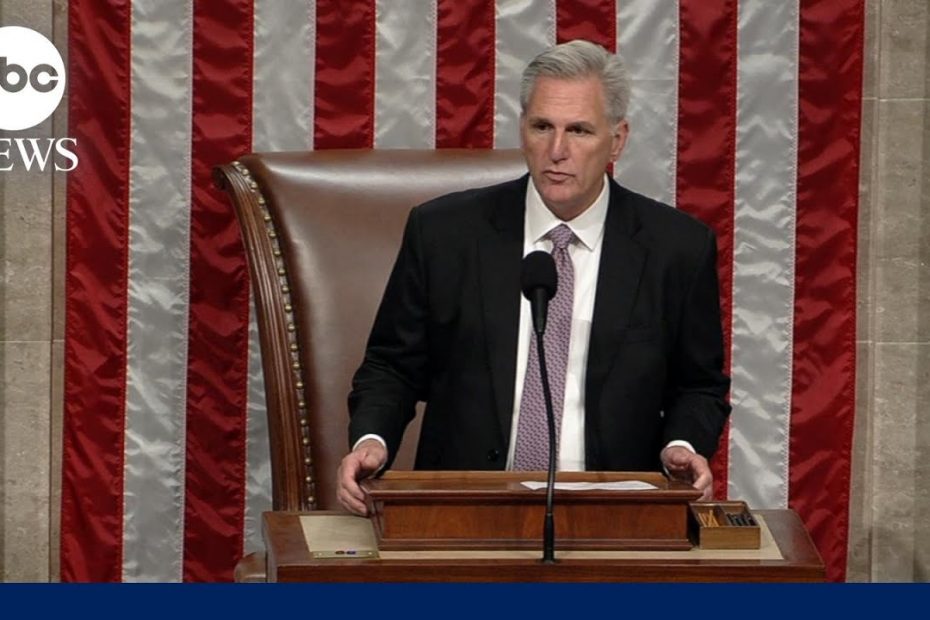 Republican Rep. Kevin McCarthy ousted as House Speaker | ABCNL