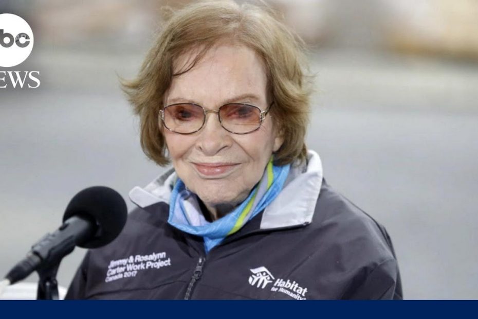 Former first lady Rosalynn Carter diagnosed with dementia