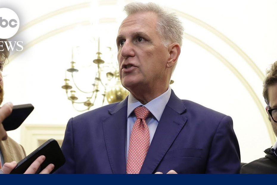 Pressure grows on House Speaker McCarthy as Senate releases bipartisan spending bill l GMA