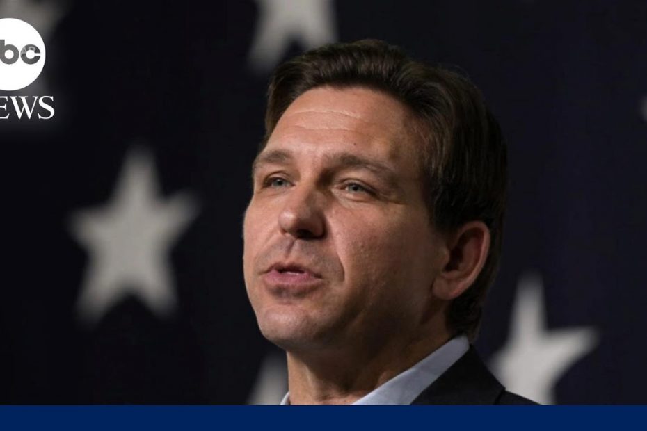 Florida Gov. DeSantis takes aim at former President Trump at Iowa event